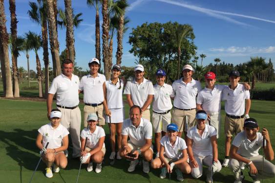 Diez jugadores participan en una nueva concentración del Comité Infantil de la Real Federación Andaluza de Golf