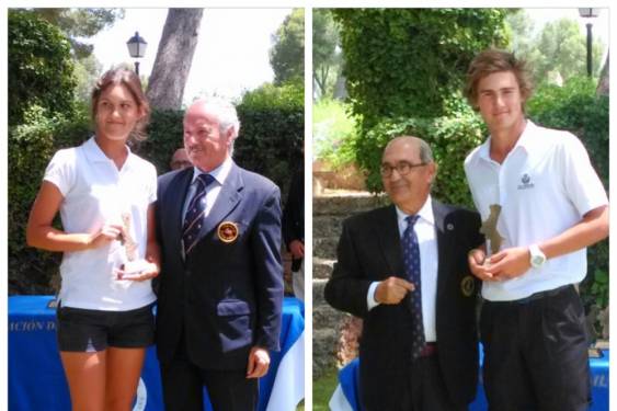 Lucila y Nacho Puente, segundos de sus clasificaciones en el Campeonato de la Comunidad Valenciana