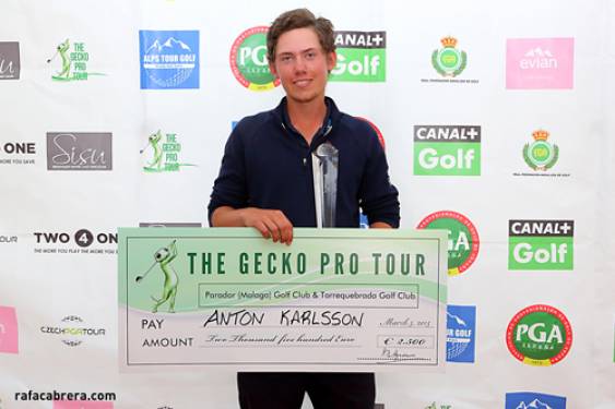 Anton Karlsson, campeón de The Gecko Pro Tour en el Parador