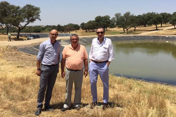 Inauguración de los nuevos lagos del campo de golf de Pozoblanco