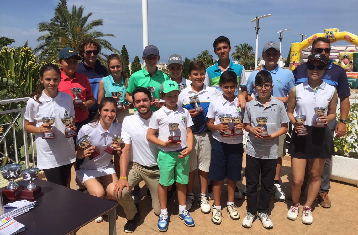 Fiesta de golf juvenil en Marina Mojácar y Santa Clara Golf Marbella