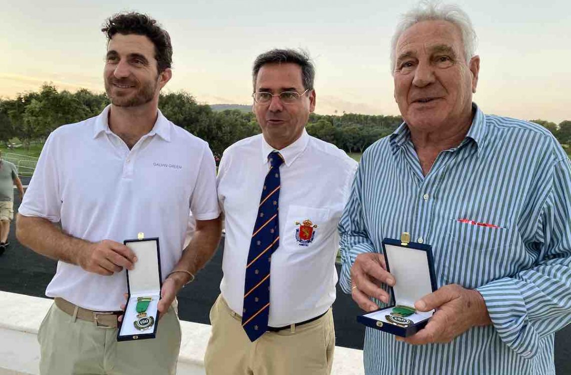 José María Cañizares, Alejandro Cañizares, Álvaro Quirós y Miles Tunnicliff reciben la Medalla al Mérito Deportivo
