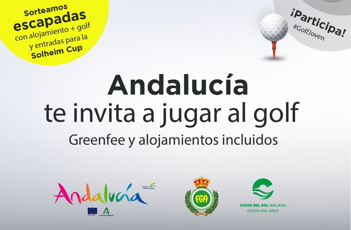 Se reanuda la campaña Andalucía te Invita a Jugar al Golf con más escapadas y entradas para la Solheim Cup