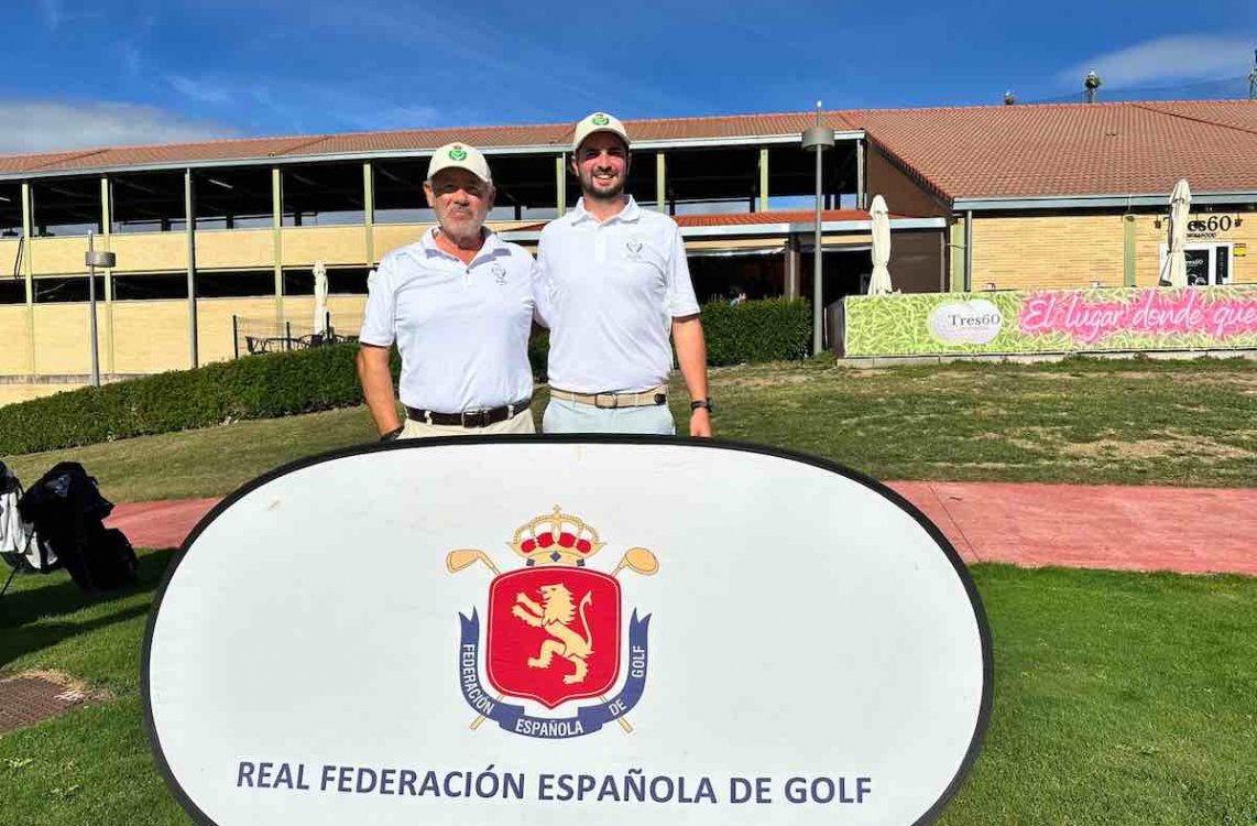 Juan Soler y Javier Pérez, en la pelea por ganar el Campeonato de España de Dobles de Pitch & Putt