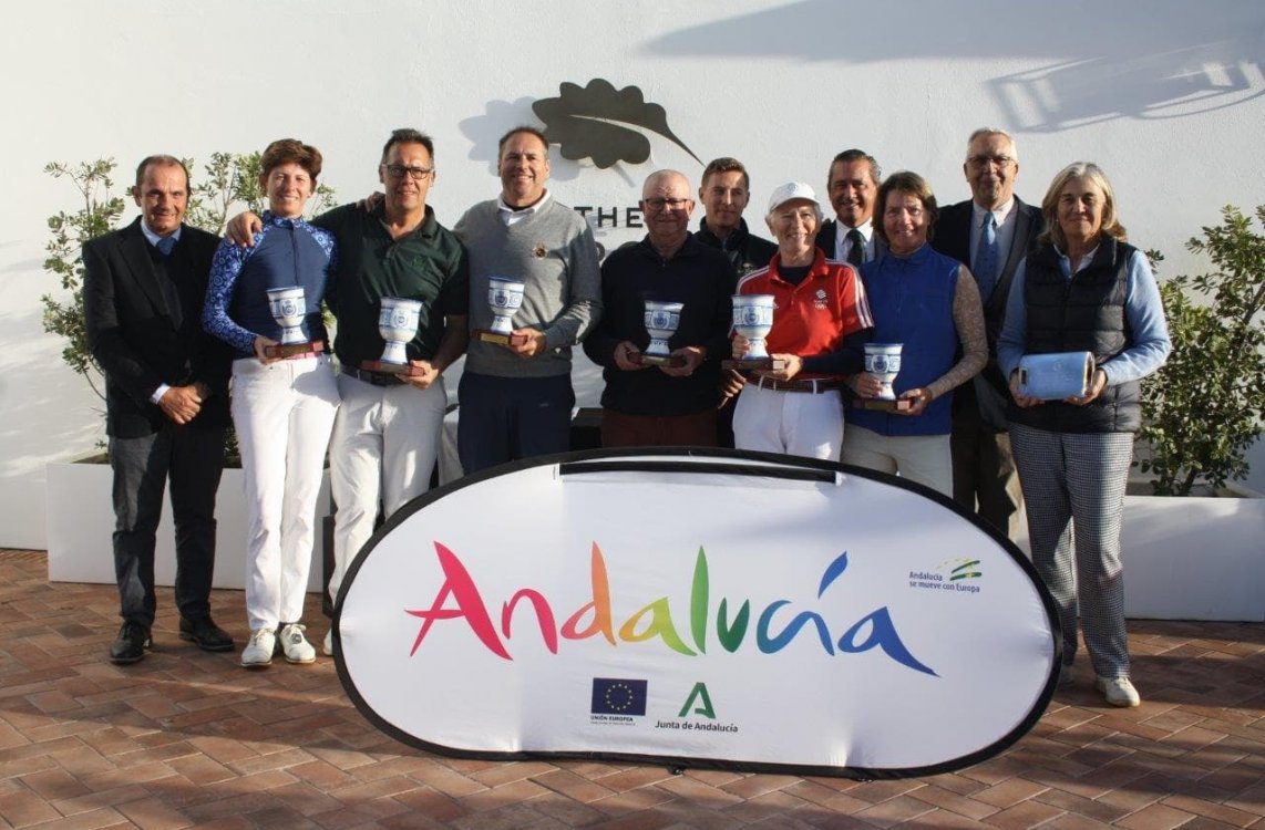 Carlos Ortega y Elizabeth Ann Robertson ganan el Campeonato de Andalucía Senior en San Roque