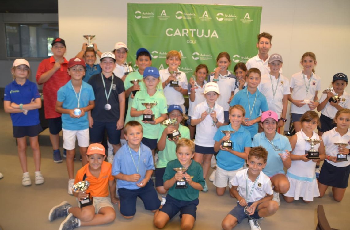 Un gran sábado de golf en La Cartuja con los jóvenes talentos del Pequecircuito