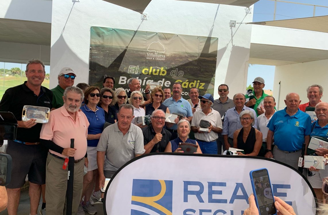 Máxima igualdad en el Torneo Senior Cádiz Gran Premio Reale Galpe de Villanueva Golf