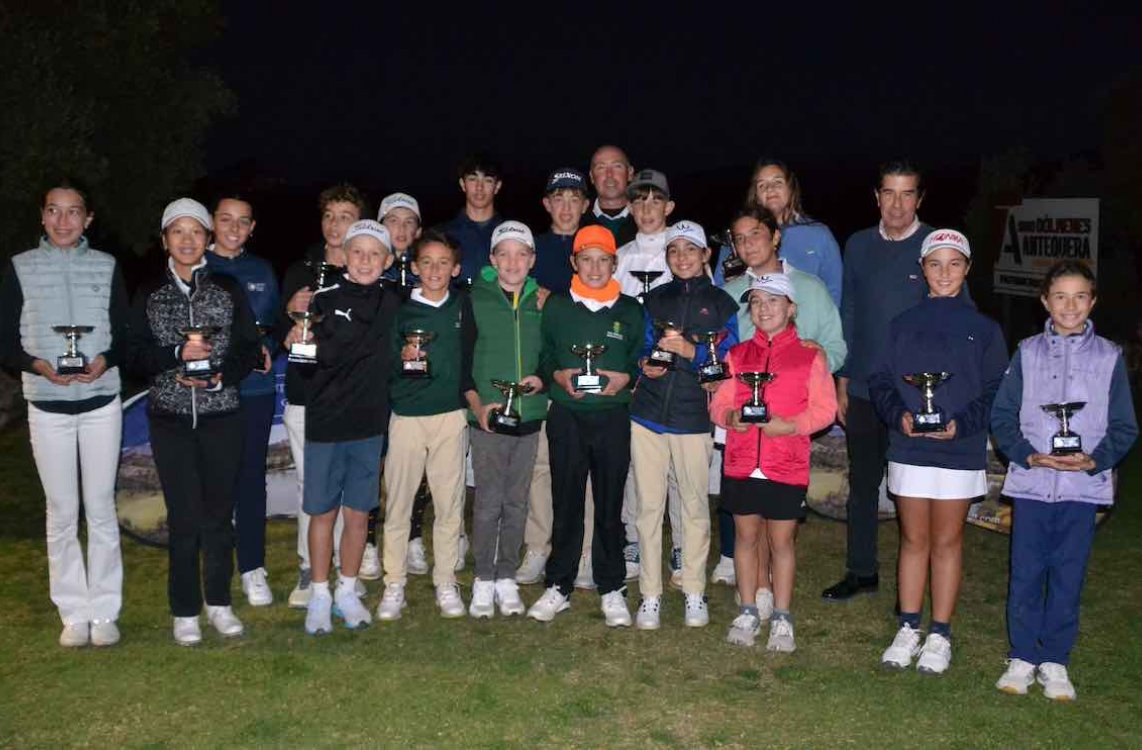 Antequera exige el mejor golf a los jugadores del Circuito Juvenil y Benjamín de Andalucía