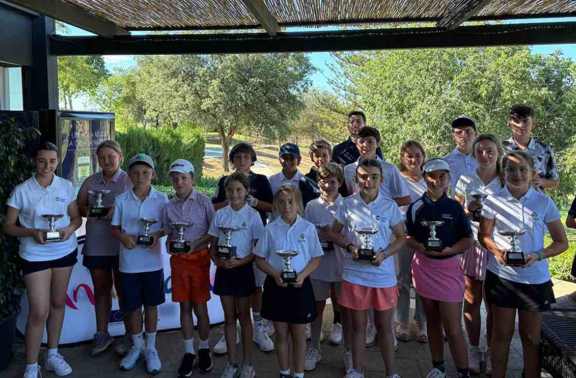 Toneladas de calidad y buen golf en el paso del Circuito Juvenil por el Real Club de Golf de Guadalhorce