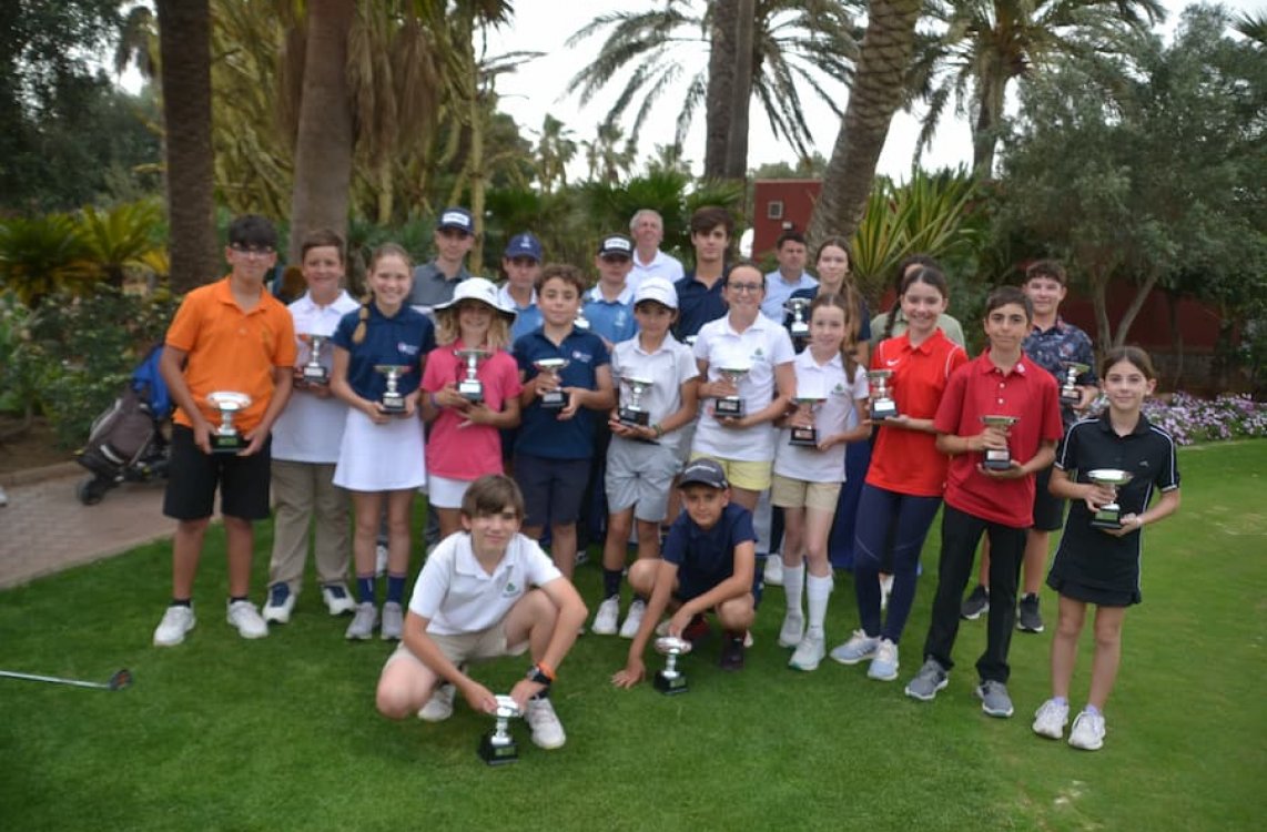 Otra jornada espléndida de golf en Playa Serena con el Circuito Cadete, Infantil, Alevín y Benjamín