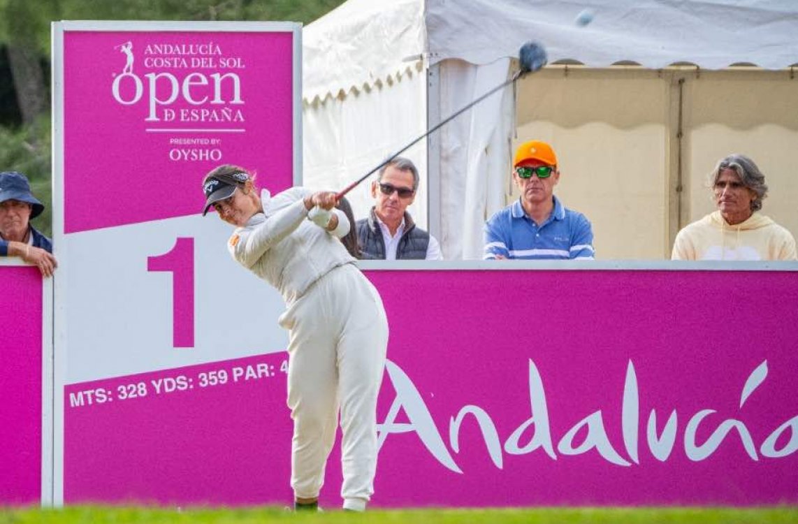 Ana Peláez presenta su candidatura al triunfo en el Andalucía Costa del Sol Open de España