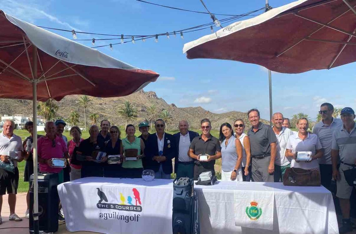 Éxito total en el Torneo Senior Levante Almeriense en Aguilón Golf