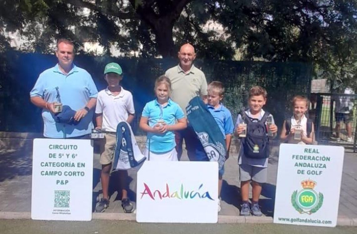 Liane Gavira y Pau Cáceres imponen su ley y sus buenos golpes en el Circuito de 5ª y 6ª Categoría en campo corto en Bil Bil Golf