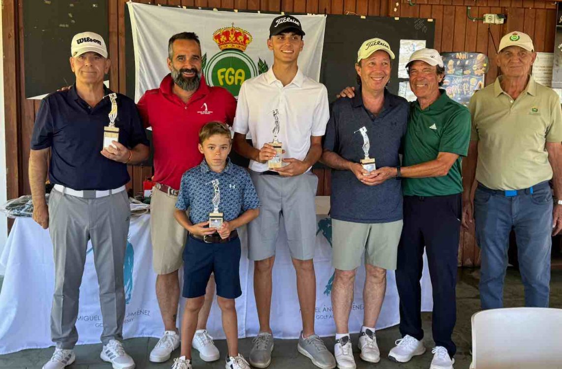 Juan José Muñoz y Marcos Pérez logran la victoria en el Circuito de 5ª y 6ª en campo corto en la Escuela de Miguel Ángel Jiménez
