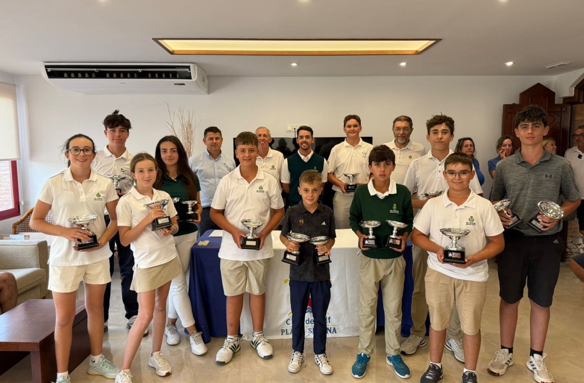 Un gran sábado de golf en Playa Serena con el Circuito Benjamín, Alevín, Infantil y Cadete