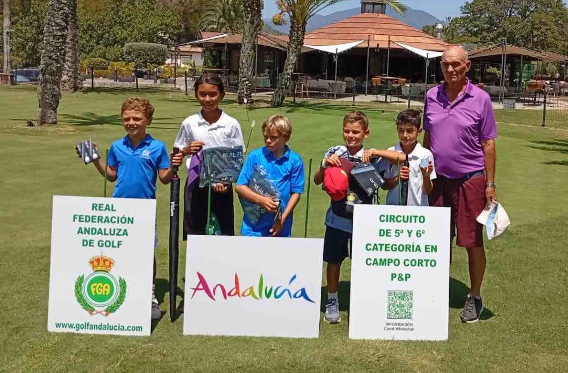 Exhibición de Marcos Sánchez y Pau Cáceres en Banús Executive Golf