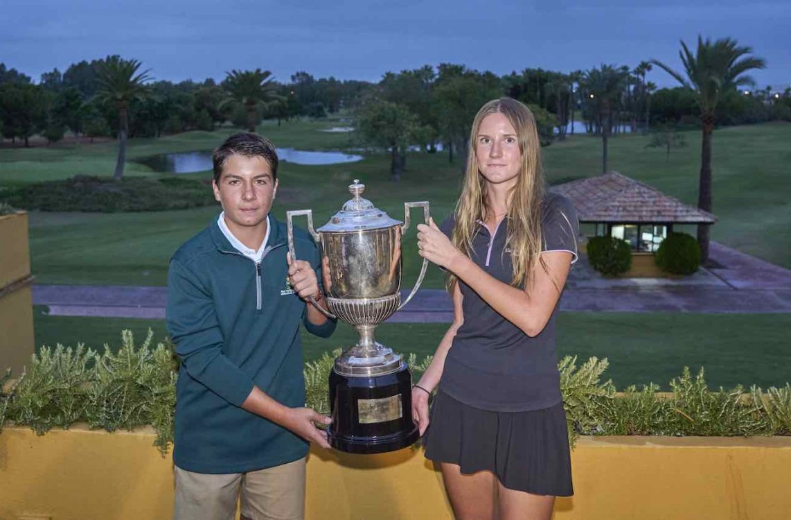 Katrina Bulkovska y Joaquín Beltrán conquistan el Gran Premio Copa Maestranza en el Real Club Sevilla Golf