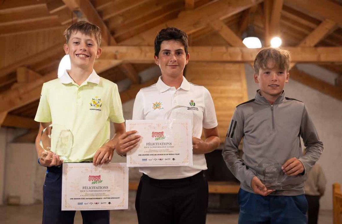 El andaluz Marcos Ledesma conquista la prestigiosa Amundi Evian Kids Cup en Francia