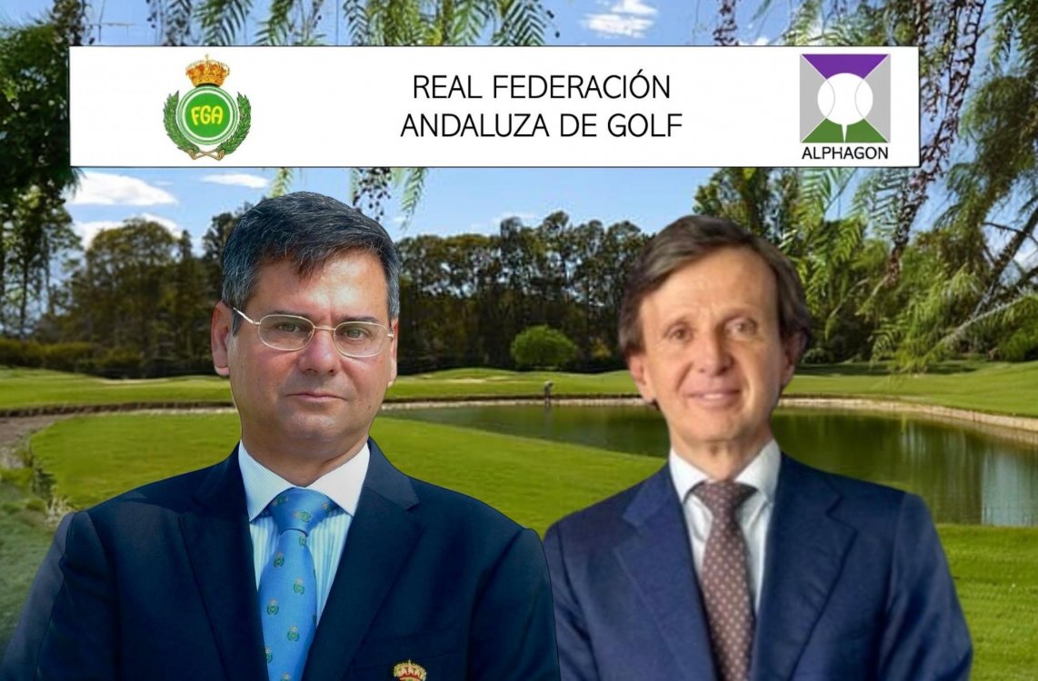 La Real Federación Andaluza de Golf y Alphagon Sports se alían para impulsar el futuro académico y deportivo de los jóvenes golfistas andaluces La Real Federación Andaluza de Golf y Alphagon Sports se alían para impulsar el futuro académico y deportivo de los jóvenes golfistas andaluces